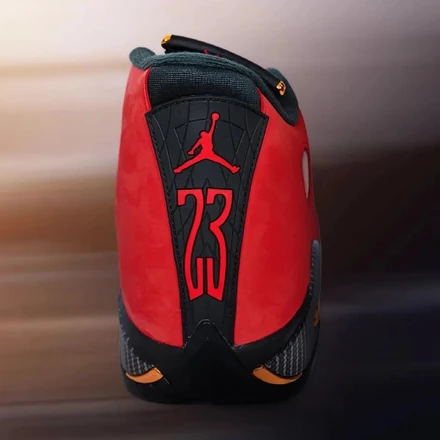 【非売品】 ナイキ エアジョーダン 14 PE "ユニバーシティ オブ ヒューストン" レッド/ブラック/ゴールド