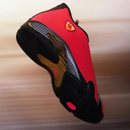 【非売品】 ナイキ エアジョーダン 14 PE "ユニバーシティ オブ ヒューストン" レッド/ブラック/ゴールド