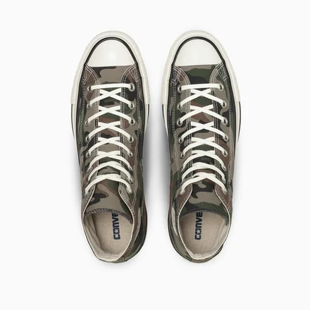 【国内5月22日発売予定】 コンバース オールスター エイジド HI & OX "ウッドランドカモ"