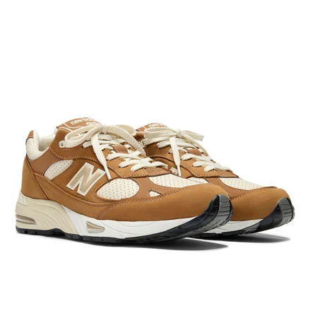 【海外5月7日発売予定】 ニューバランス 991 メイド イン UK "チップマンク/バーチ"(M991TW1)