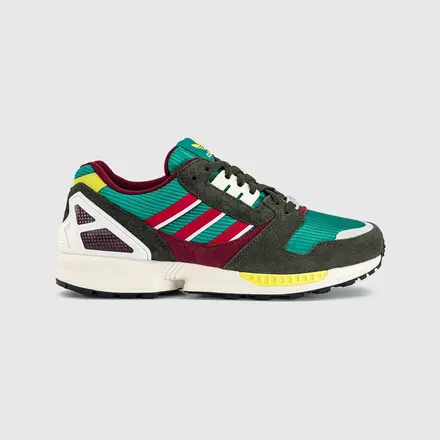【海外5月23日発売予定】オフスプリング × アディダス オリジナルス ZX 8000 エキップメント グリーン/ベター スカーレット/クリーム ホワイト(KI2521)
