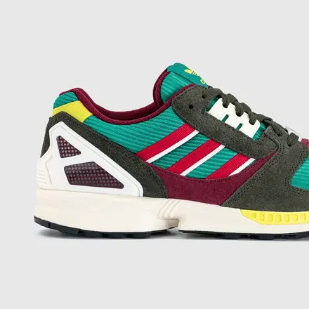 【海外5月23日発売予定】オフスプリング × アディダス オリジナルス ZX 8000 エキップメント グリーン/ベター スカーレット/クリーム ホワイト(KI2521)