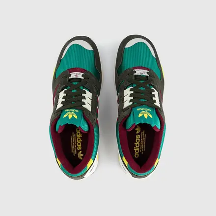 【海外5月23日発売予定】オフスプリング × アディダス オリジナルス ZX 8000 エキップメント グリーン/ベター スカーレット/クリーム ホワイト(KI2521)