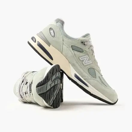 【海外5月発売開始】ニューバランス 991V2 メイド イン UK "シーグラス"(U991BB2)