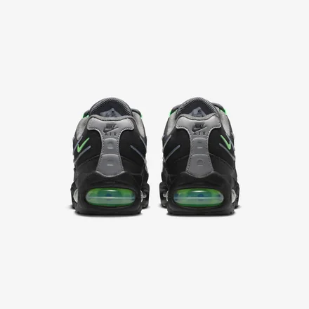 【海外8月1日発売予定】ナイキ エアマックス 95 ビッグバブル テック GS アイアン グレー/ブラック/メタリック シルバー/イリュージョン グリーン(IR4602-004)
