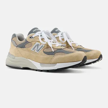 【海外7月1日発売予定】ニューバランス 992 メイド イン USA ベージュ(U992TA)