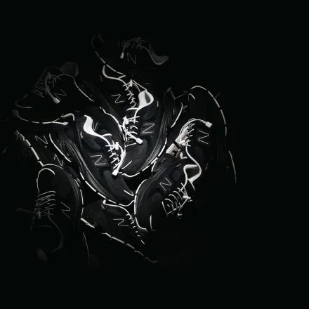 【海外7月11日発売予定】DOE × ニューバランス 2010 ブラック/ホワイト