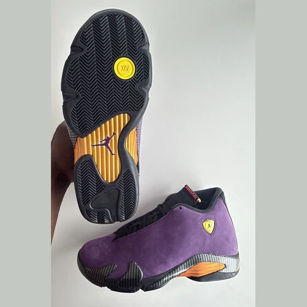 【非売品】ナイキ エアジョーダン14 PE "パープル フェラーリ" WNBA PE