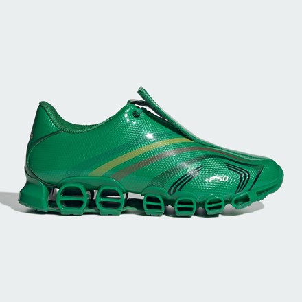 【海外7月15日発売予定】JAH JAH × アディダス アディゼロ F50 チュニット グリーン/コアブラック/イエロー(LA3614)