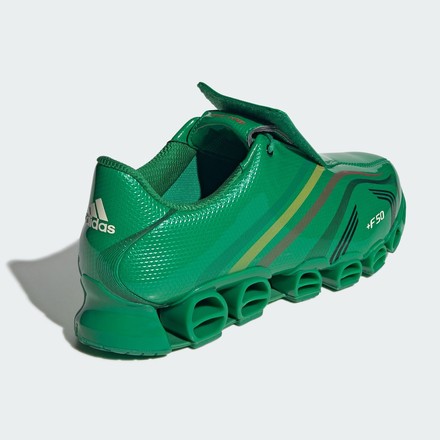 【海外7月15日発売予定】JAH JAH × アディダス アディゼロ F50 チュニット グリーン/コアブラック/イエロー(LA3614)