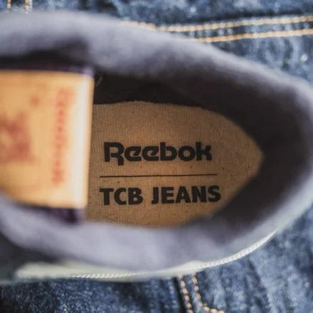 【国内7月23日/24日発売予定】TCB ジーンズ × リーボック クラブ C 85 ヴィンテージ "50’S デニム エディション"(RB00090)