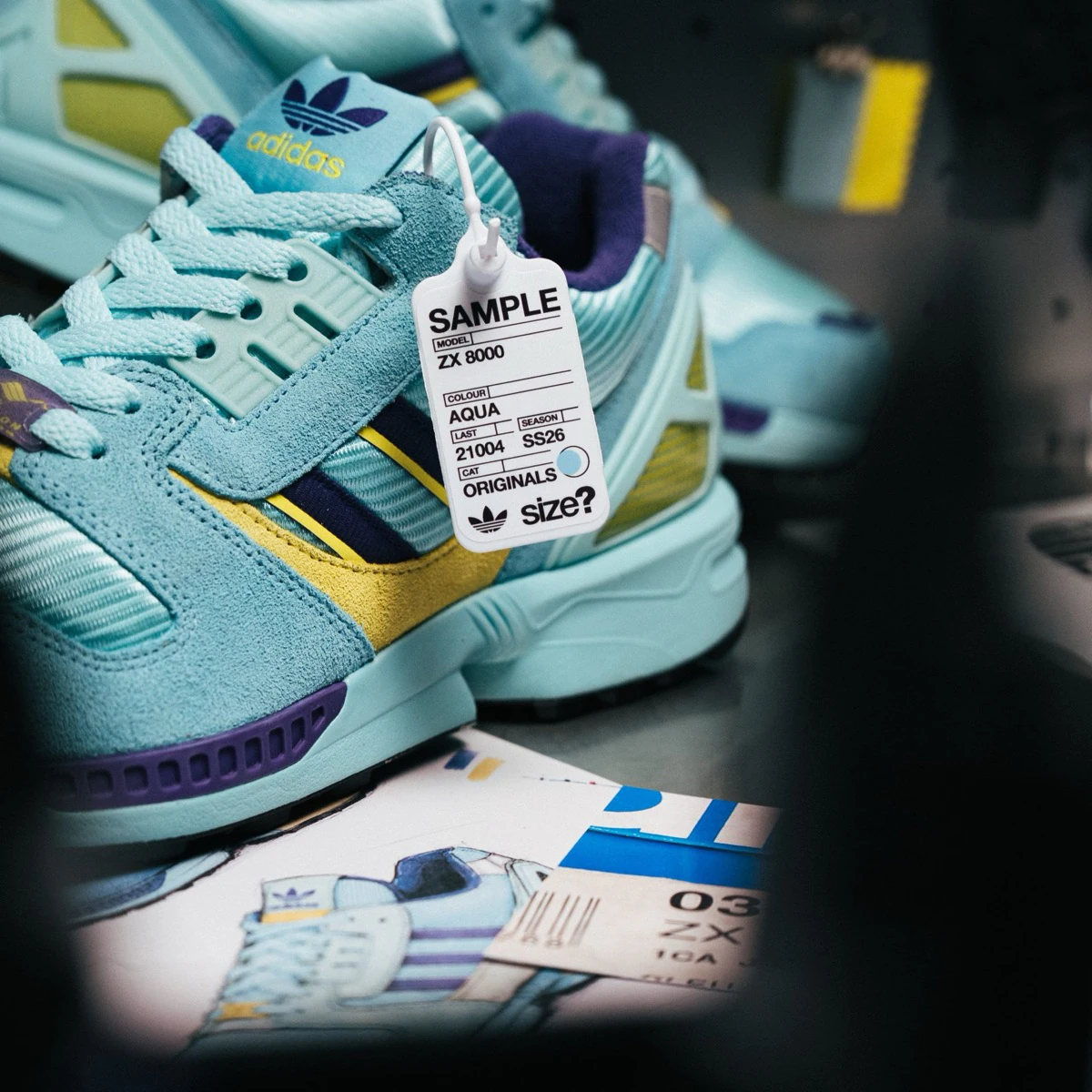 【海外8月6日/7日発売予定】size? × アディダス オリジナルス ZX 8000 “プロト アクア” & “プロト ジャーマニー”