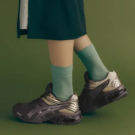 アシックス スポーツスタイル ゲル キネティック FR ココア パウダー/シャンパン(1203B051-200)
