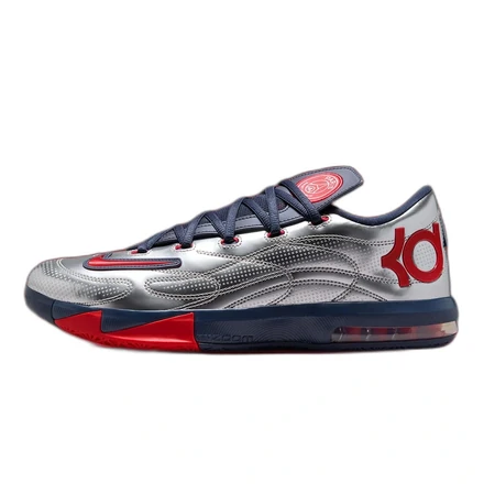 【海外9月18日発売予定】パリ・サンジェルマン × ナイキ KD 6 メタリックシルバー/カレッジ ネイビー-グローバル レッド-ホワイト(IU0593-001)