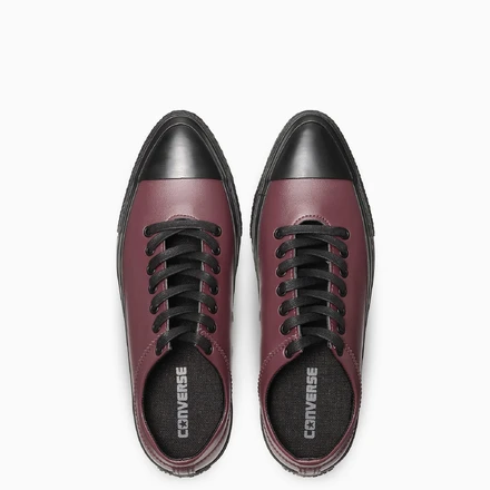 【国内8月21日発売予定】コンバース オールスター ポインテッドトウ GL OX ダークチェリー & ブラック