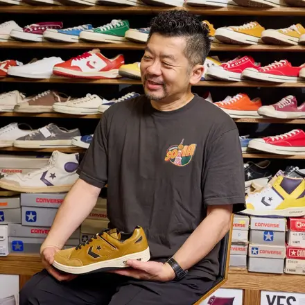 【国内9月28日発売予定】ソーマ × コンバース ウエポン J VTG 40TH OX ゴールド/ブラック(33702850)