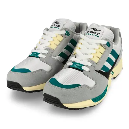 【海外9月26日発売予定】オーバーキル × アディダス コンソーシアム ZX 8000 "ザ ミッシング リンク" フットウェアホワイト/オニキス/エキップメントグリーン(KH7166)
