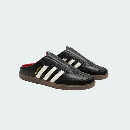 【国内9月19日発売】ベグノンベグ × アディダス オリジナルス サンバ ミュール VNV コアブラック/オフホワイト/ガム(HP4921)