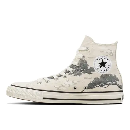 【国内9月発売開始】コンバース オールスター JB HI "鶴と松" 2色