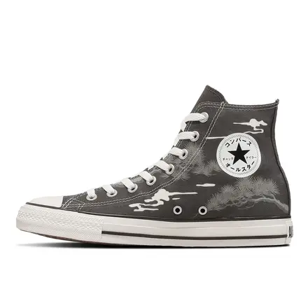【国内9月発売開始】コンバース オールスター JB HI "鶴と松" 2色