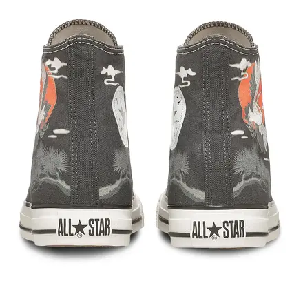 【国内9月発売開始】コンバース オールスター JB HI "鶴と松" 2色