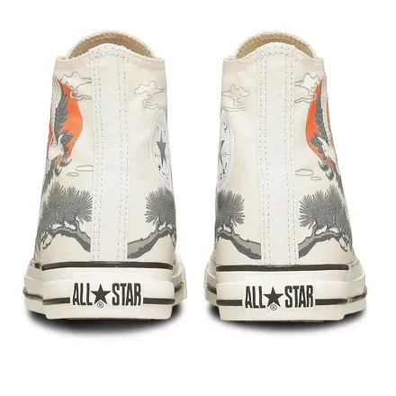 【国内9月発売開始】コンバース オールスター JB HI "鶴と松" 2色