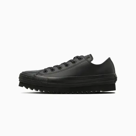 【国内10月16日発売予定】コンバース オールスター シャークソール SY OX ブラックモノクローム(31319400)