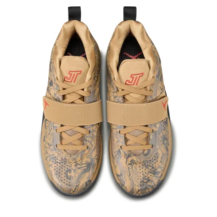 【2026年発売予定】ナイキ ジョーダン テイタム 5 PF “レーザー” レジェンドダークブラウン/メタリックシルバー/ブラック/ユニバーシティレッド(IQ5540-200)