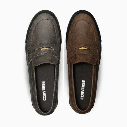 【国内10月23日発売予定】コンバース オールスター コインローファー ワックスドレザー 2色