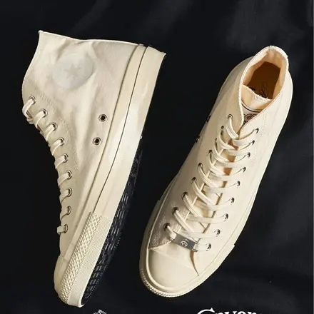 【国内先行予約/10月発売予定】ブルックス ブラザーズ × コンバース オールスター エイジド HI & OX