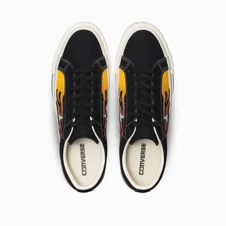 【国内10月13日発売予定】コンバース ワンスター エイジド キャンバス IGNT ブラック/レッドフレイム(33703370)