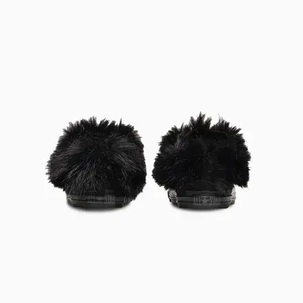 【国内10月16日発売予定】コンバース オールスター ポインテッドトウ ボリュームファー スリップ OX 2色