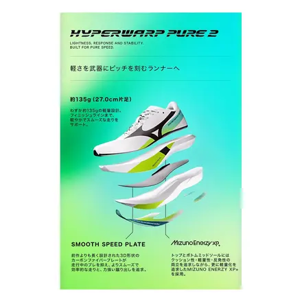 【国内11月6日/12月10日発売予定】ミズノ ハイパーワープ 2 4モデル