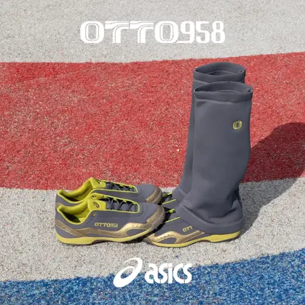【海外10月17日発売開始】 OTTO 958 × アシックス スポーツスタイル ゲルベララオット オブシディアン グレー/ケルプ