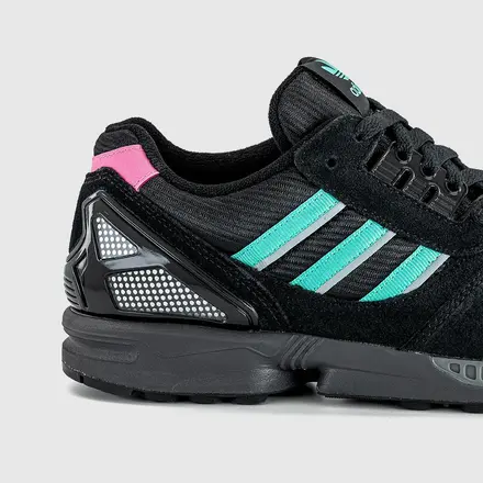 【海外10月29日発売予定】オフスプリング × アディダス オリジナルス ZX 8000 "ネオン ナイツ" コアブラック/フラッシュアクア/ルシッドピンク(LB8101)