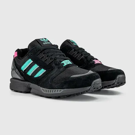 【海外10月29日発売予定】オフスプリング × アディダス オリジナルス ZX 8000 "ネオン ナイツ" コアブラック/フラッシュアクア/ルシッドピンク(LB8101)