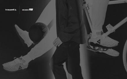 【国内6月16日発売予定】 ミタスニーカーズ × ルコックスポルティフ プリュームエックスラン ブラック/ホワイト/グリーン